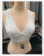 Brocante Witte Kanten BH Top, mooi voor de zomer, Overige typen, Wit, Ophalen of Verzenden, X