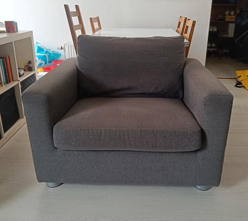 1.5 persoon bank, Huis en Inrichting, Banken | Sofa's en Chaises Longues, Zo goed als nieuw, Tweepersoons, Minder dan 150 cm, 75 tot 100 cm