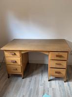 Eikenhout bureau, Huis en Inrichting, Bureaus, Ophalen, Gebruikt, Bureau