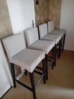 2 nette barstoelen, Huis en Inrichting, Met voetsteun, 60 tot 90 cm, Ophalen of Verzenden, Zo goed als nieuw