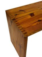 Vintage Side Table Ate Van Apeldoorn, Grenenhout Jaren 70, Gebruikt, 100 tot 150 cm, Vintage, Grenenhout
