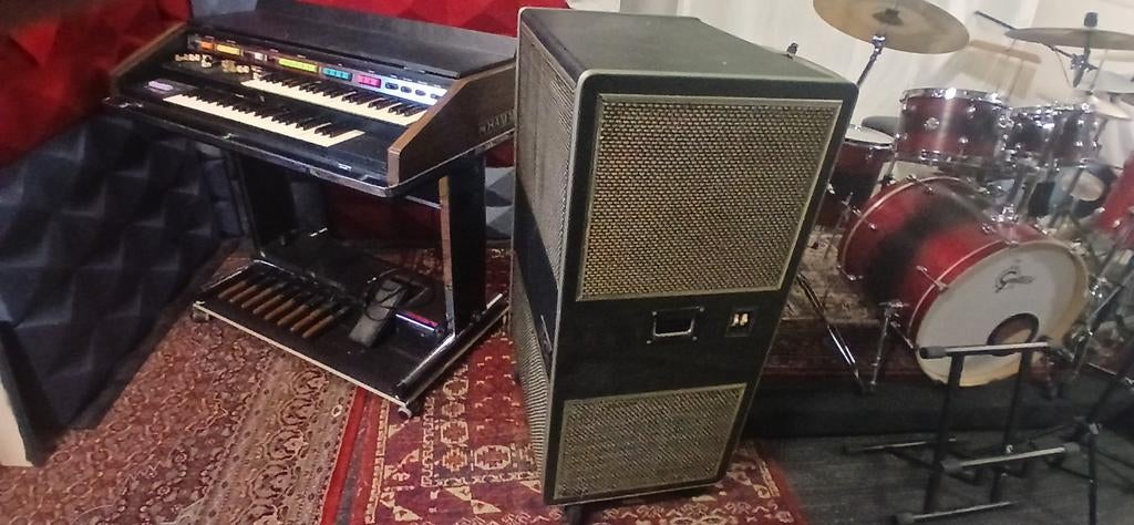 Leslie pro line HL815 incl. Hammond B200 Portable, Muziek en Instrumenten, Orgels, Gebruikt, 2 klavieren, Ophalen of Verzenden