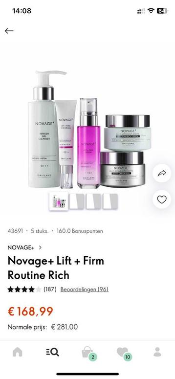 Novage+ complete verzorgingsset van Oriflame beschikbaar voor biedingen