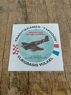 Sticker traditie kamer Typhoon vliegbasis volkel, Verzamelen, Verzenden, Zo goed als nieuw, Overige typen