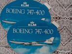 KLM Boeing 747-400 stickers., Verzamelen, Luchtvaart en Vliegtuigspotten, Ophalen of Verzenden, Nieuw, Overige typen