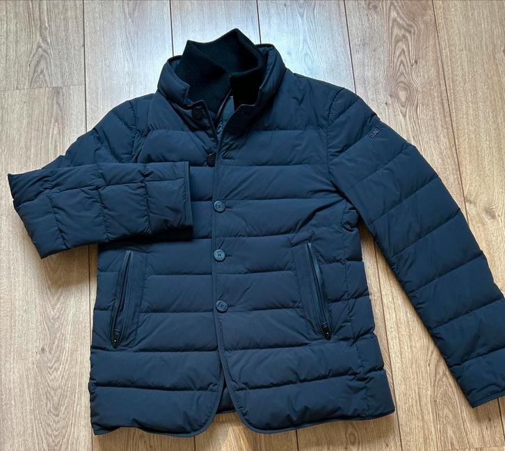 Duno Master Licosa gewatteerde herenjas, maat 52, Kleding | Heren, Jassen | Winter, Zo goed als nieuw, Maat 52/54 (L), Blauw, Ophalen of Verzenden