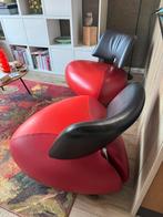 Leolux Pallone PA Design Stoelen, Huis en Inrichting, Stoelen, Ophalen, Gebruikt, Twee, Leer