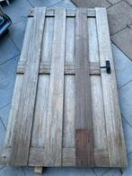 Hardhouten poort deur 100/180, Ophalen, Gebruikt, Hout, 150 tot 200 cm