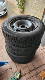 Michelin Alpin 6 winterbanden 7 mm op velg, Ophalen, 15 inch, Banden en Velgen, Personenwagen