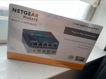Netgear ProSAFE Unmanaged Switch GS105 5poort Gigabit beschikbaar voor biedingen