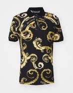 Versace jeans couture chromo poloshirt maat M, Maat 48/50 (M), Zwart, Nieuw, Ophalen of Verzenden