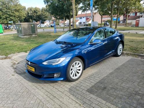 Tesla Model S 100D Long Range, Auto's, Tesla, Particulier, Model S, Elektrisch, Hatchback, Automaat, Origineel Nederlands, Blauw