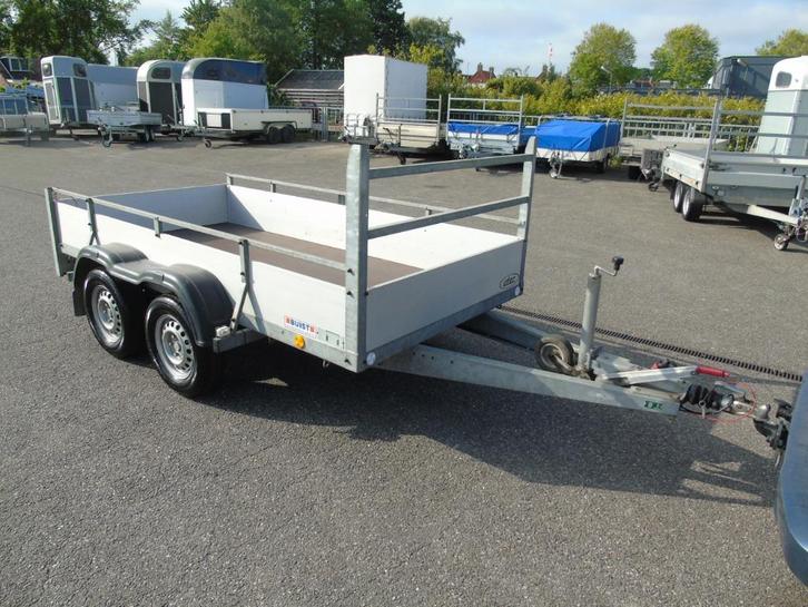 Atec B2 Alu Tandemasser bakwagen 300x150cm Buist Occasion, Auto diversen, Aanhangers en Bagagewagens, Gebruikt, Ophalen