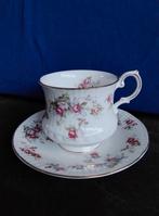 Queen's Rosamund servies set kop en schotel antiek porselein, Ophalen of Verzenden