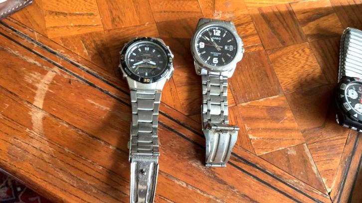 Vintage casio horloges, Sieraden, Tassen en Uiterlijk, Horloges | Heren, Zo goed als nieuw, Casio, Staal, Ophalen