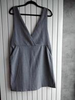 Overgooier van H&M in grijze krijtstreep, Kleding | Dames, Jurken, H&M, Maat 42/44 (L), Ophalen of Verzenden, Zo goed als nieuw