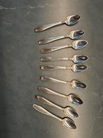 Set van 9 vintage verzilverde lepeltjes, Ophalen of Verzenden