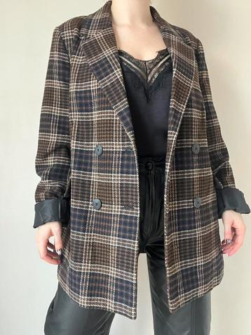 Geruit vintage jasje/colbert, M. Houndstooth blazer unisex beschikbaar voor biedingen