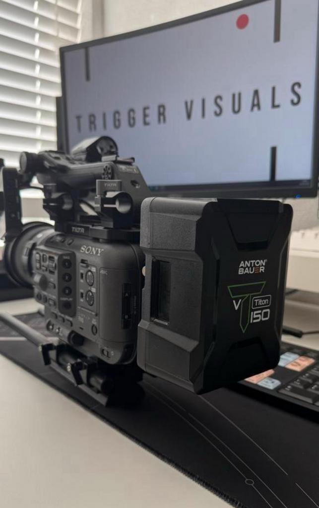 Anton Bauer 150V V-mount batterijen X2, Audio, Tv en Foto, Accu's en Batterijen, Zo goed als nieuw, Oplaadbaar, Ophalen of Verzenden