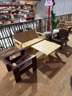 Rietveld Lounge Set - Iron Red & Naturel, Ophalen, 4 zitplaatsen, Nieuw, HAY