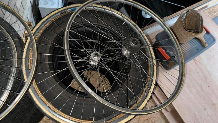 Mavic Classic Vintage tubeless fietsvelgen (Michelin France), Fietsen en Brommers, Fietsonderdelen, Gebruikt, Racefiets, Wiel
