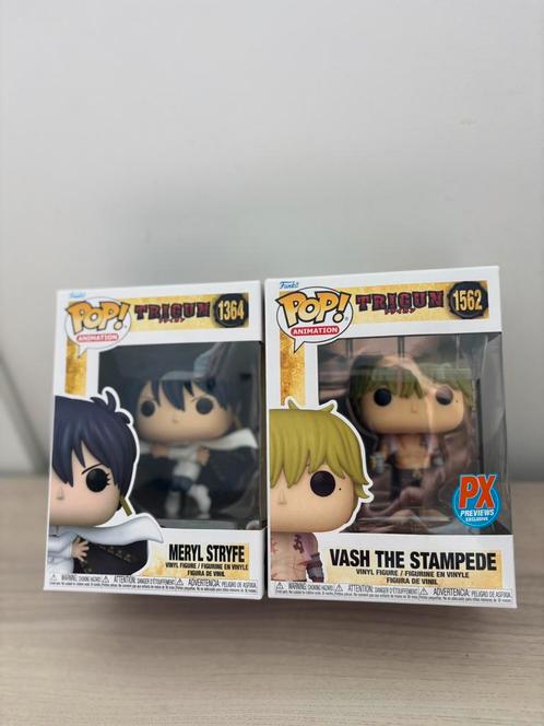 Trigun Funko Pop Vash the Stampede #1562 & Meryl Stryfe 1364, Verzamelen, Poppetjes en Figuurtjes, Ophalen of Verzenden