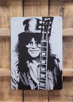 Slash Guns N' Roses reclamebord van metaal wandbord deco, Info@deconoord.nl, Deco Noord, Nieuw, Ophalen of Verzenden
