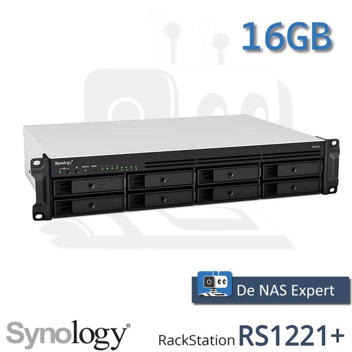 NAS Synology RS1221+ 16GB refurbished, Computers en Software, NAS, Refurbished, Verzenden