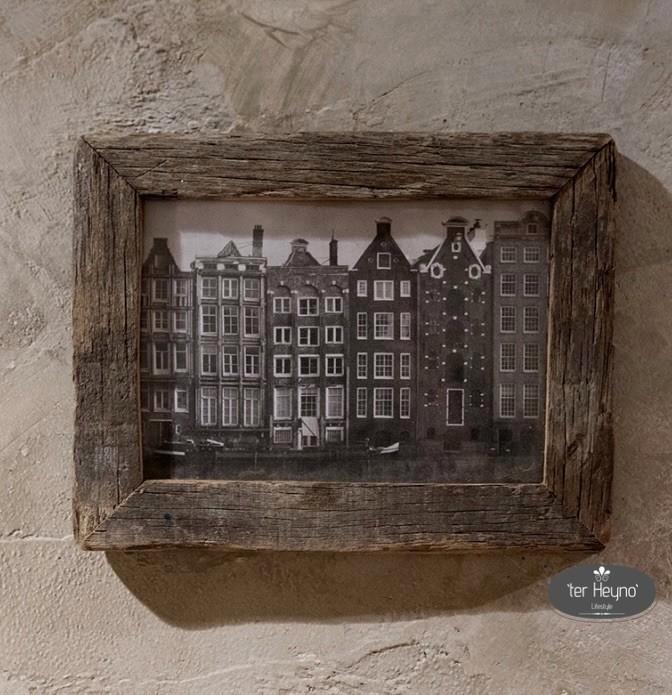 Oud houten truckwood fotolijst M foto stoer sober landelijk, Huis en Inrichting, Woonaccessoires | Lijsten, Nieuw, Minder dan 50 cm