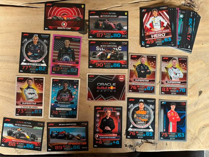 37 x Formula 1 Topps Turbo Attax 2023 Max Verstappen, Verzamelen, Automerken, Motoren en Formule 1, Nieuw, Formule 1, Ophalen of Verzenden