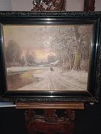 Schilderijen ,, Winter tafereel,,, Ophalen