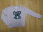 Roze gemêleerde trui met koala van C&A, maat 146/152 NIEUW!, Kinderen en Baby's, Kinderkleding | Maat 146, C&A, Meisje, Trui of Vest
