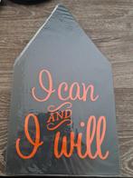 Tekstbord "i can...", Nieuw, Ophalen of Verzenden