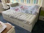 IKEA Hemnes uitschuifbaar bed voor 1 of 2 personen, Huis en Inrichting, Ophalen, Wit, Tweepersoons, Zo goed als nieuw