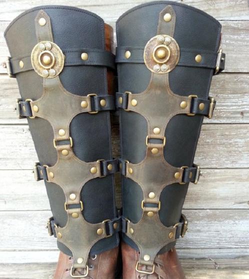 Middeleeuwse laarzen chaps (schoenen benen covers larp), Kleding | Heren, Carnavalskleding en Feestkleding, Nieuw, Kleding, Historisch