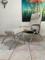 Stressless Fauteuil met Voetenbank leer, Huis en Inrichting, Ophalen, Modern design, Leer, Zo goed als nieuw