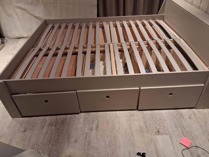 Kapiteinsbed 200x160 met 6 lades - veel opbergruimte!, Huis en Inrichting, Slaapkamer | Bedden, Tweepersoons, Hout, Ophalen of Verzenden