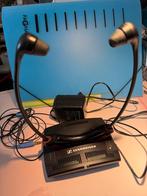 Sennheiser set RI50 TV draadloze in-ear oordopjes zwart/rood, Ophalen of Verzenden, Gebruikt, Zender en Ontvanger