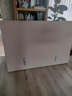 Bed Achterwand / Hoofdbord 160x110cm, Huis en Inrichting, Slaapkamer | Bedden, Ophalen, Gebruikt, Beige, Tweepersoons
