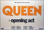 Queen Hot Space Tour 1982 concertposter, Verzenden, Zo goed als nieuw, Poster, Artwork of Schilderij