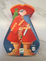 Djeco puzzel piraat in prachtige  doos - 36 stukjes ️, Ophalen of Verzenden, 10 tot 50 stukjes, Zo goed als nieuw, 2 tot 4 jaar