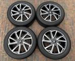 ALS NIEUWE 16” Toyota Yaris bicolor velgen TPMS + 195/55 R16, 16 inch, Banden en Velgen, Ophalen of Verzenden, 195 mm