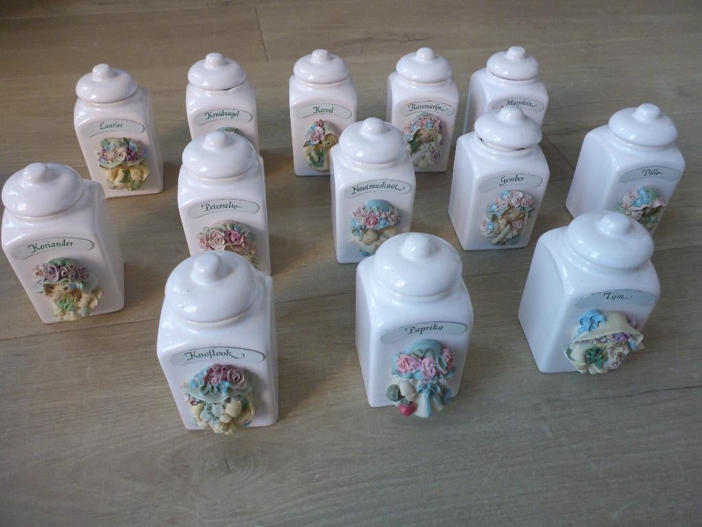 13 Goldina kruidenpotjes, met liefde gemaakt., Huis en Inrichting, Keuken | Keukenbenodigdheden, Zo goed als nieuw, Ophalen of Verzenden