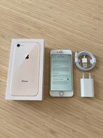 iPhone 8 gold 64gb batterij capaciteit 100 met lader en doos, Telecommunicatie, Mobiele telefoons | Apple iPhone, Nieuw, Goud