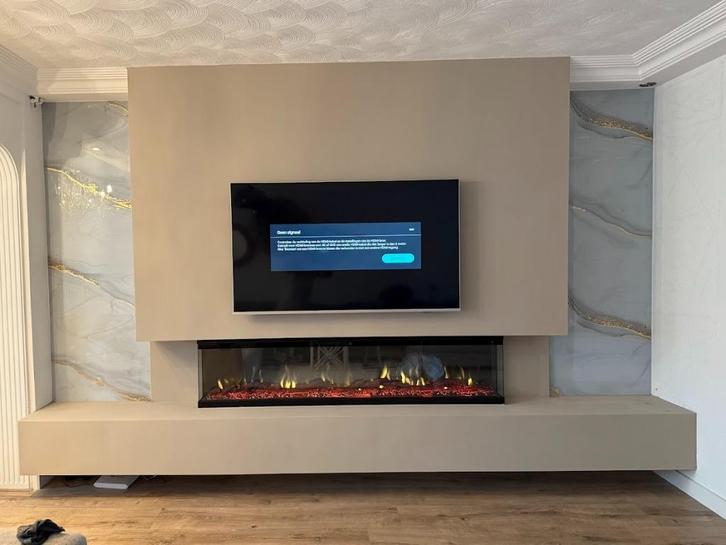 Cinewall op maat, Huis en Inrichting, Haarden, Nieuw, Elektrische haard, Verzenden