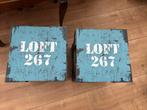 Industriële Krukjes Loft 267 - Set van 2, Ophalen of Verzenden, Gebruikt, IJzer