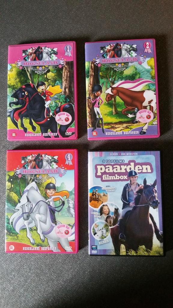 Paarden DVD Boxset - Horseland & Paardenfilmbox, Cd's en Dvd's, Dvd's | Kinderen en Jeugd, Zo goed als nieuw, Film, Dieren, Boxset