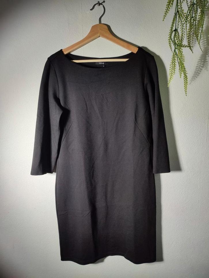 Mooie Opus jurk zwart 42 Little Black Dress 3/4 mouw, Kleding | Dames, Jurken, Zo goed als nieuw, Maat 42/44 (L), Zwart, Onder de knie