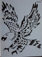 Deco stencil A4 Adelaar NIEUW