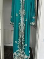 Turquoise Marokkaanse jurk, Kleding | Dames, Groen, Ophalen of Verzenden, Zo goed als nieuw, Overige typen